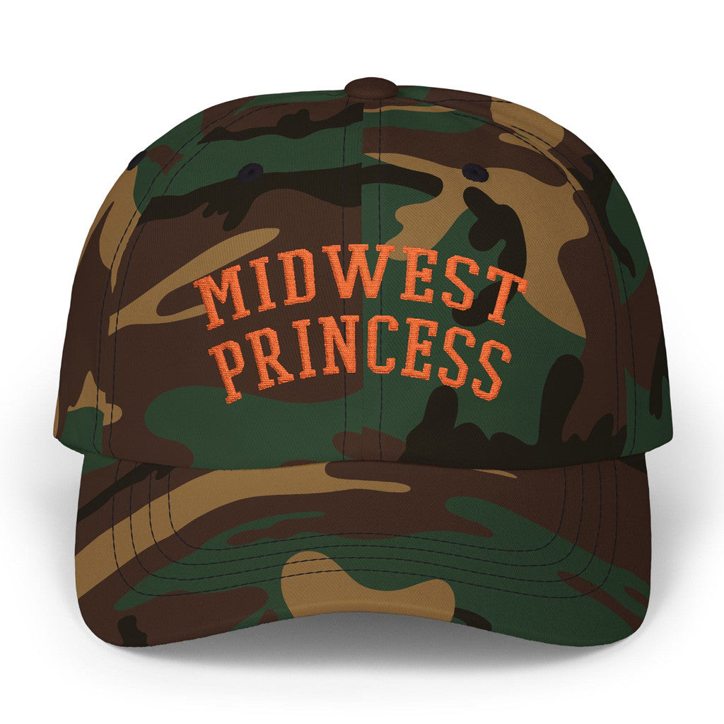 Chappell Roan Merch Tour 2025 Midwest Princess Embroidered Camo Hat Gifts For Him Chappell Roan Merch Tour 2025 Midwest Princess Embroidered Camo Hat Gifts For Him