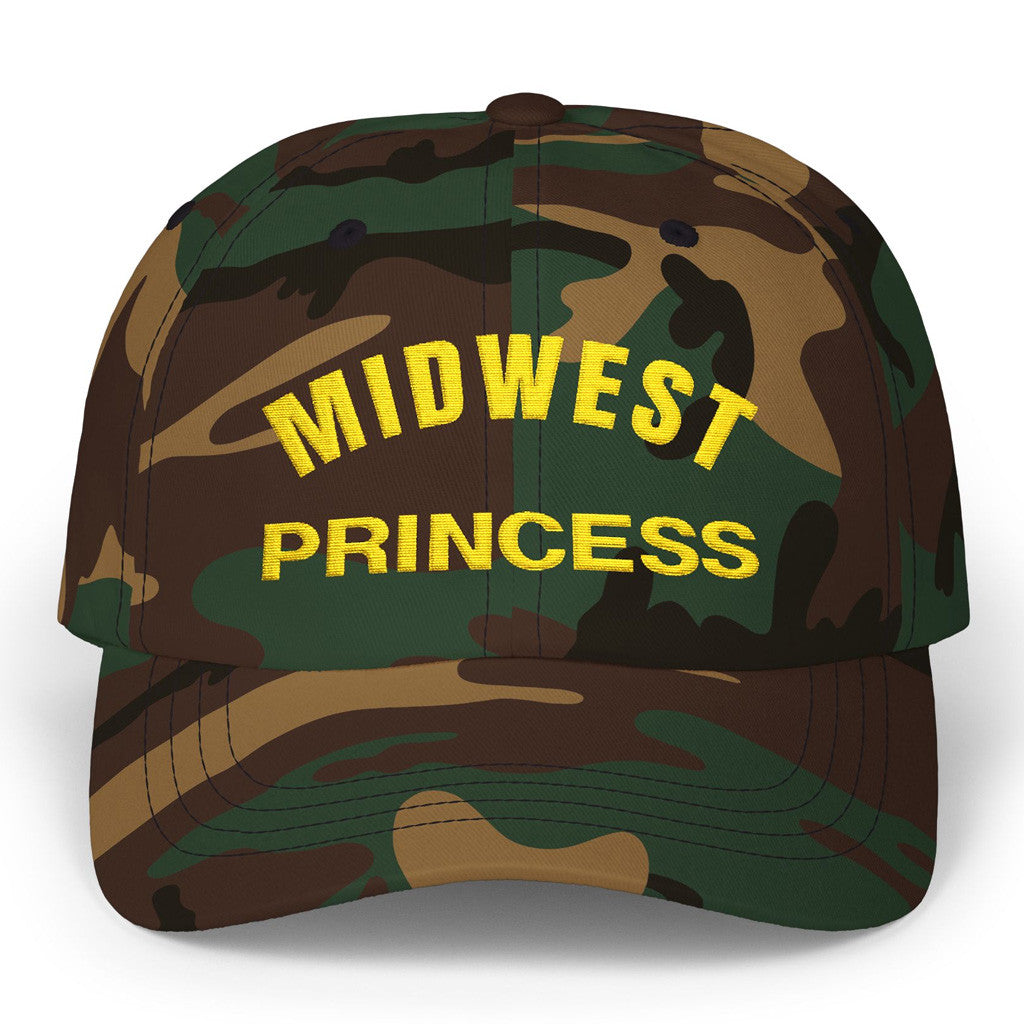 Chappell Roan Merch Tour 2025 Midwest Princess Embroidered Camo Hat Gifts For Mom Chappell Roan Merch Tour 2025 Midwest Princess Embroidered Camo Hat Gifts For Mom