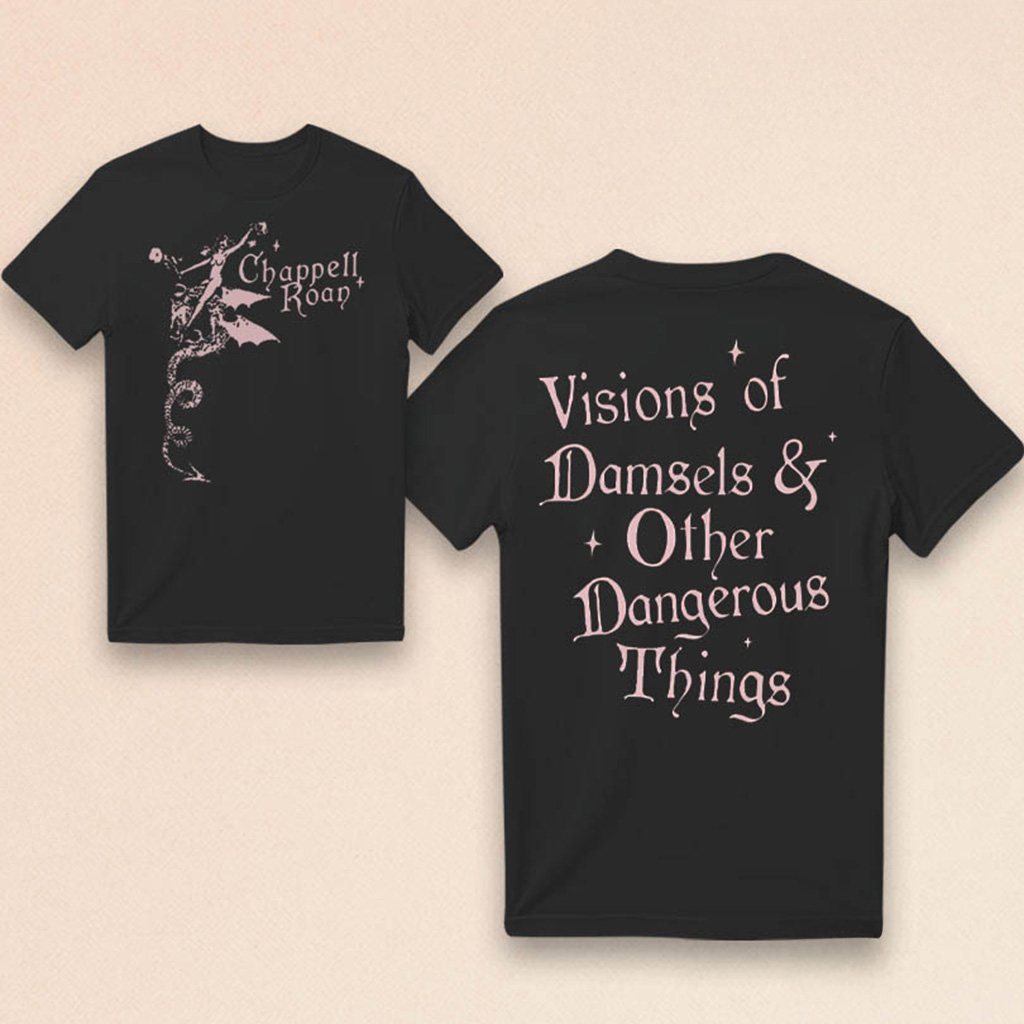Chappell Roan Tour Merch 2025 Visions Of Damsels And Other Dangerous Things Shirt Fan Gifts Chappell Roan Tour Merch 2025 Visions Of Damsels And Other Dangerous Things Shirt Fan Gifts
