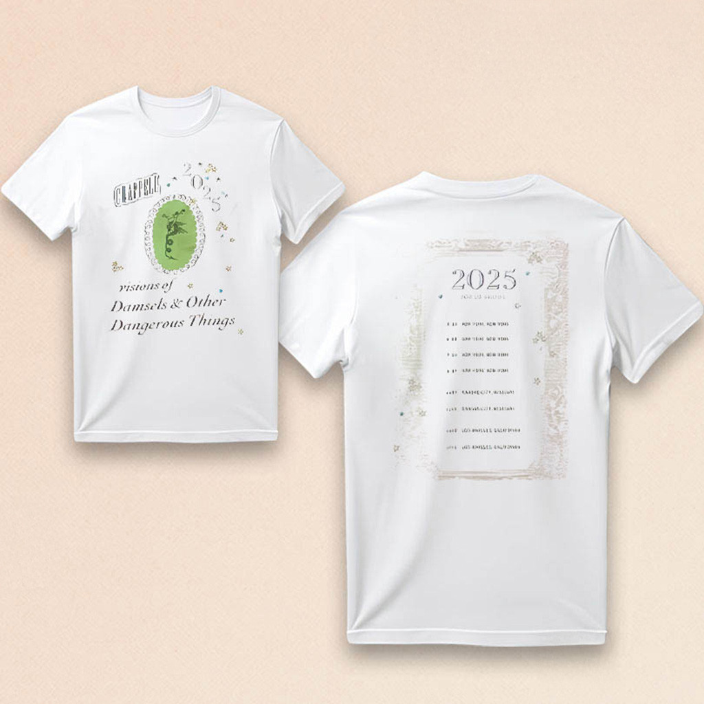Chappell Roan Tour Merch 2025 Visions Of Damsels And Other Dangerous Things Shirt Her Gifts Chappell Roan Tour Merch 2025 Visions Of Damsels And Other Dangerous Things Shirt Her Gifts