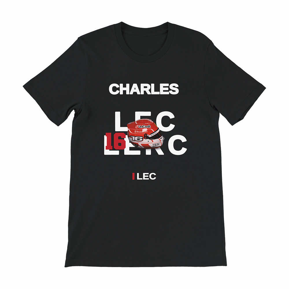 Charles Leclerc LEC16 Formula 1 T-Shirt F1 Miami 2026 Merch Father's Day Gift Idea