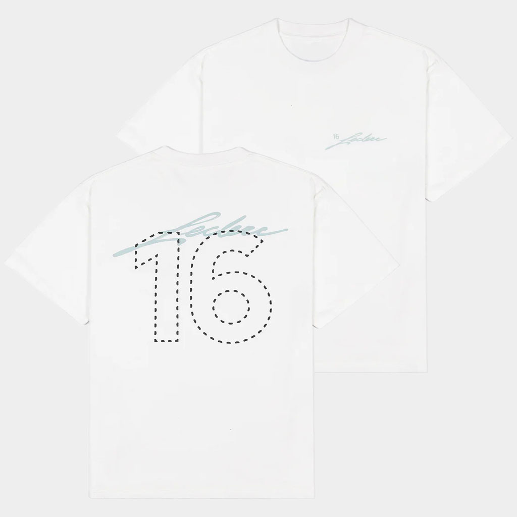 Charles Leclerc Merch 2026 Signature T-Shirt White Charles Leclerc Shirt Gifts For F1 Fans