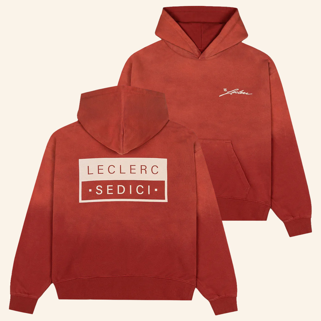 Charles Leclerc Merch Leclerc Sedici Hoodie CL16 Merch Gifts For Racing Fans