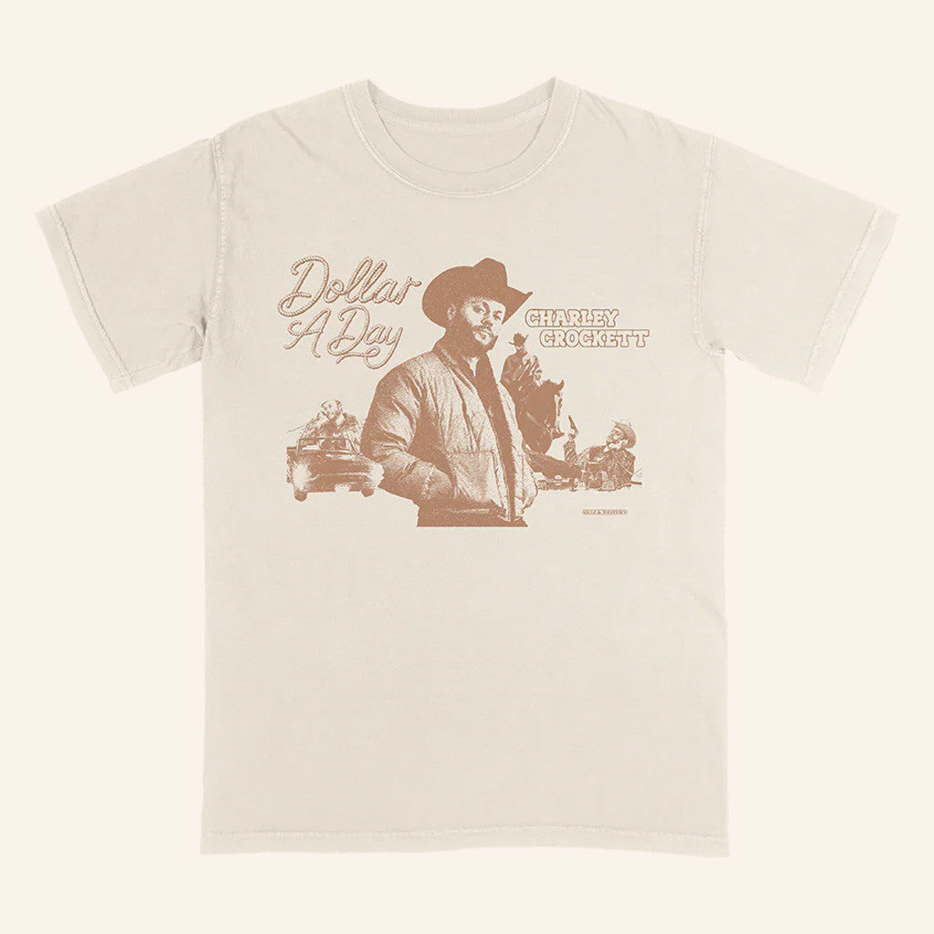 Charley Crockett Merch Dollar A Day T-Shirt Best Gifts For Husband Charley Crockett Merch Dollar A Day T-Shirt Best Gifts For Husband
