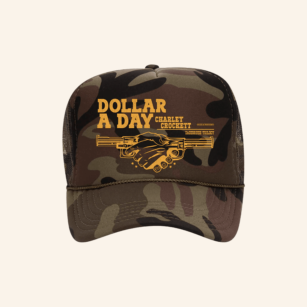 Charley Crockett Merch Trilogy Camo Trucker Hat Gifts For Father Charley Crockett Merch Trilogy Camo Trucker Hat Gifts For Father
