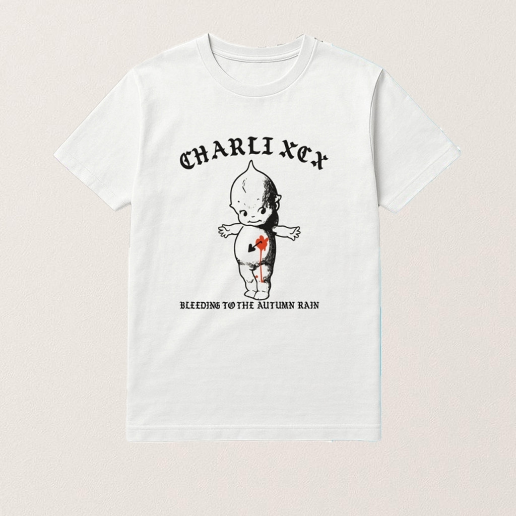 Charli XCX Brat Tattoo Kewpie Shirt Best Gifts For Music Lovers Charli XCX Brat Tattoo Kewpie Shirt Best Gifts For Music Lovers