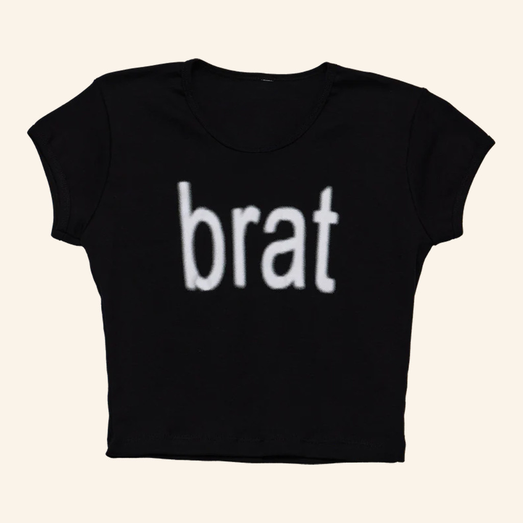 Charli XCX UK Merch BRAT Baby Tee Christmas Gifts For Daughter