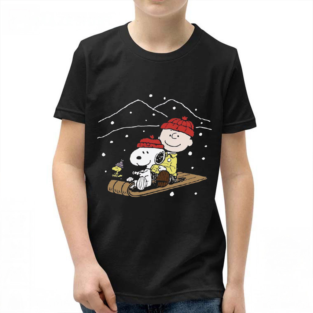 Charlie Brown Snoopy Christmas Holiday T-Shirt Christmas Gift Ideas For Son
