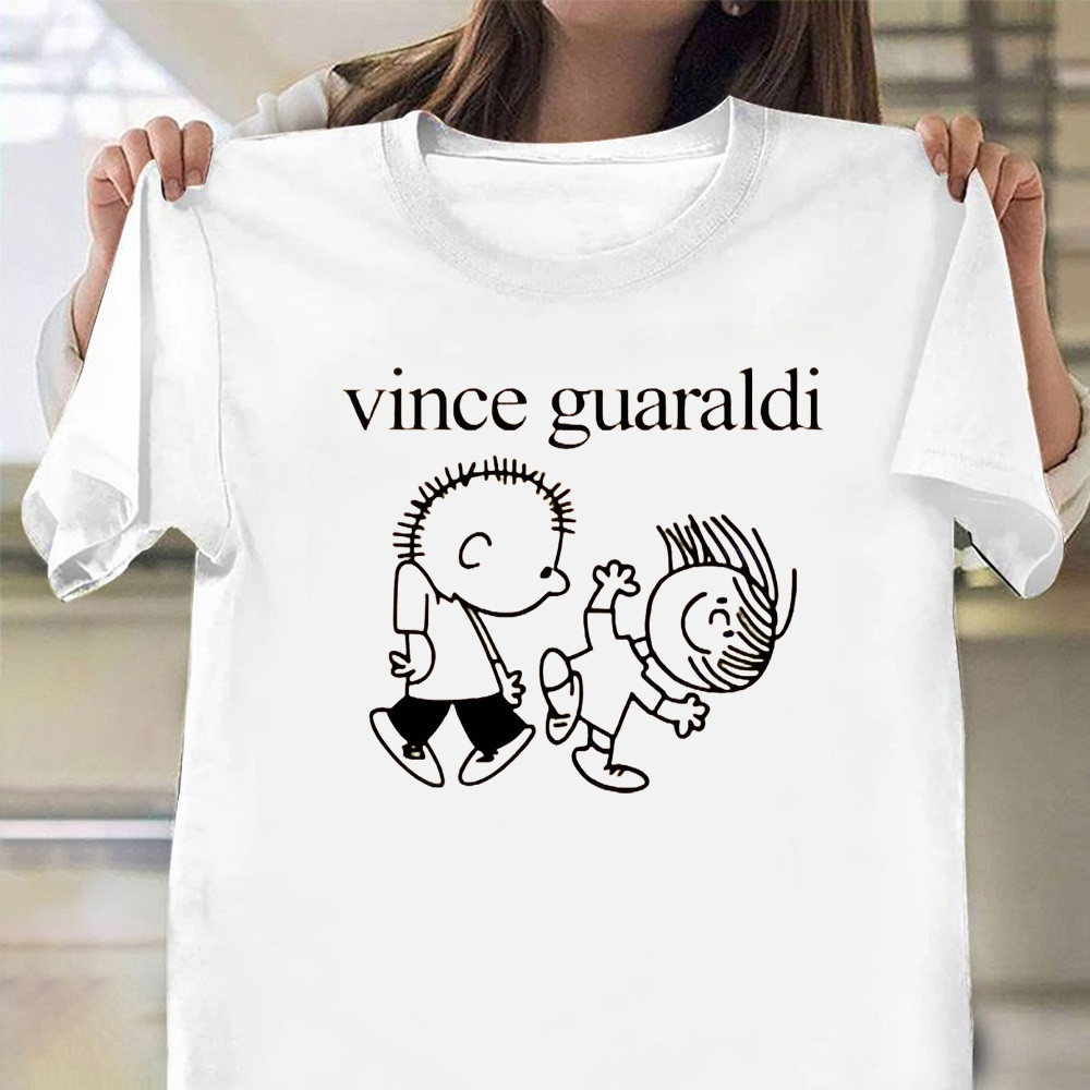 Charlie Brown Vince Guaraldi T-Shirt Gifts For Jazz Music Lovers