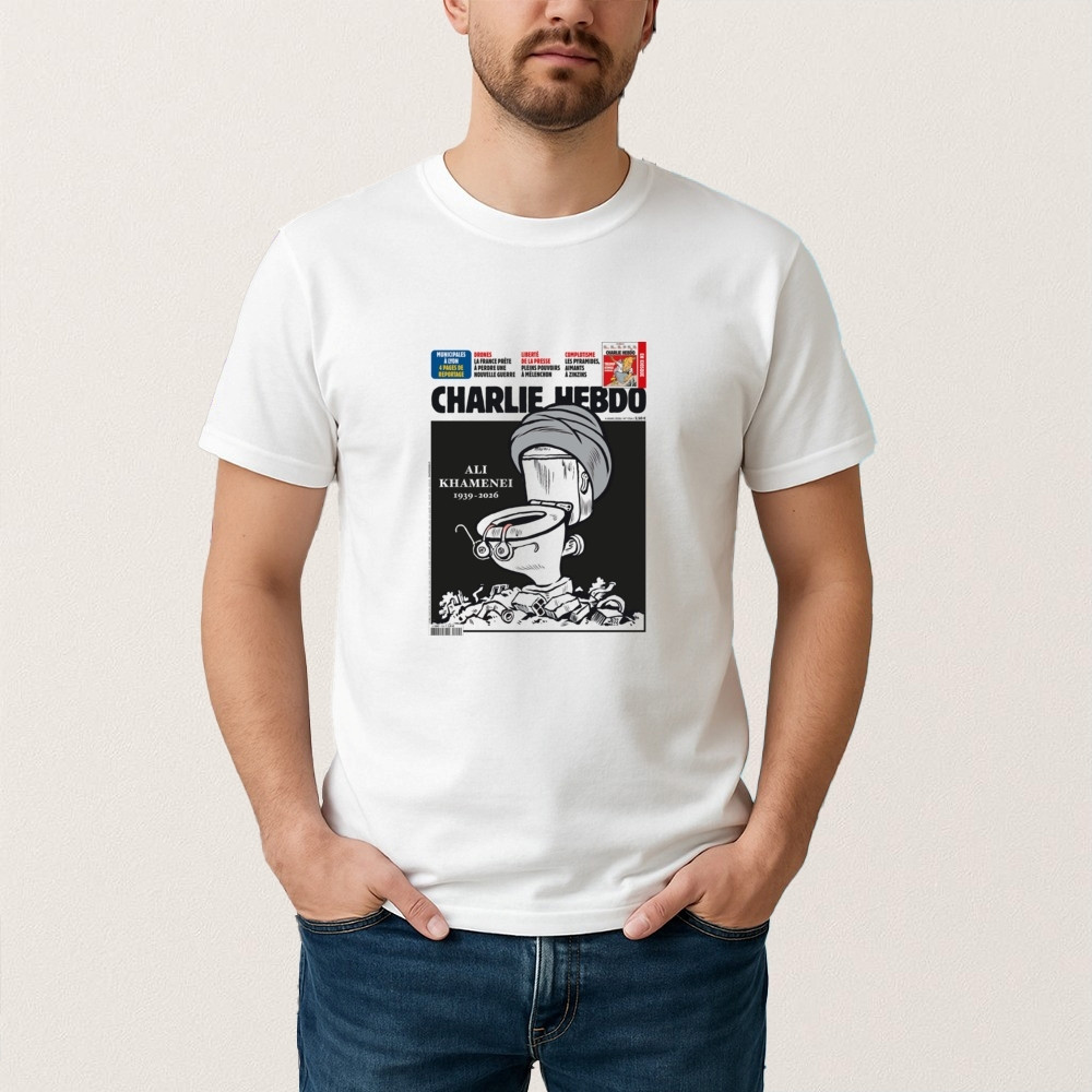 Charlie Hebdo Ali Khamenei Cover 2026 T-Shirt Iran Supreme Leader Shirt Gift For Him