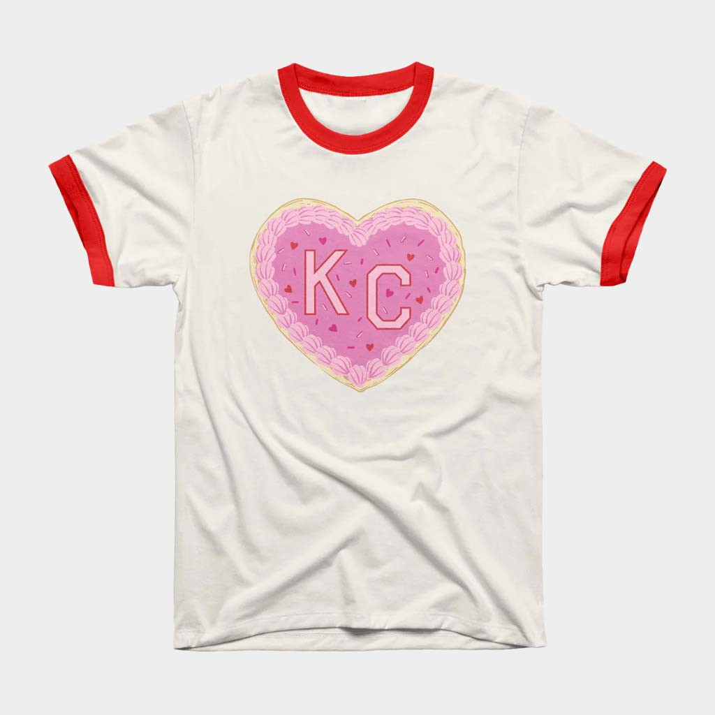 Charlie Hustle Merch Cookie KC Heart T-Shirt Birthday Present For Girlfriend
