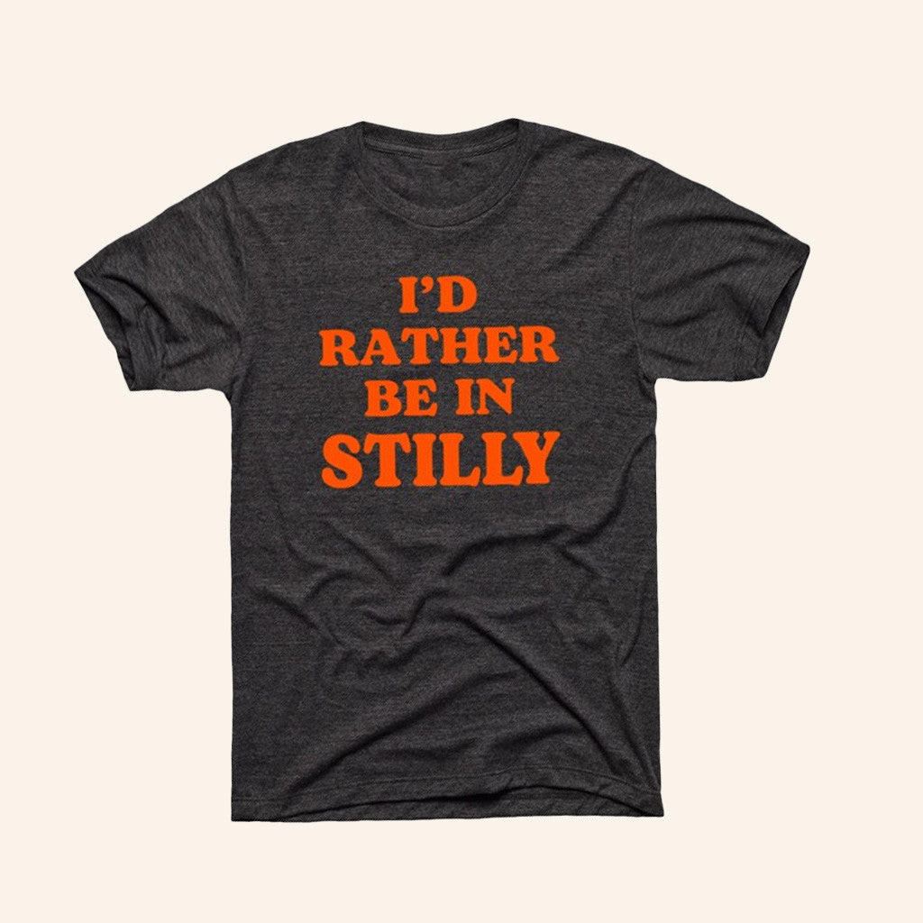 Charlie Hustle Merch Oklahoma State Cowboys I'd Rather Be In Stilly T-Shirt Present For Husband Charlie Hustle Merch Oklahoma State Cowboys I'd Rather Be In Stilly T-Shirt Present For Husband