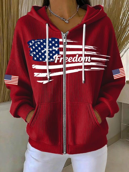 Charlie Kirk 1993 2025 Merch Zip Hoodie U.S Flag Freedom For Charlie Kirk Charlie Kirk Hoodie