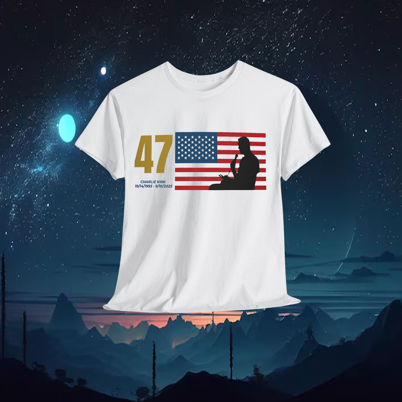 Charlie Kirk 47 America Shirt