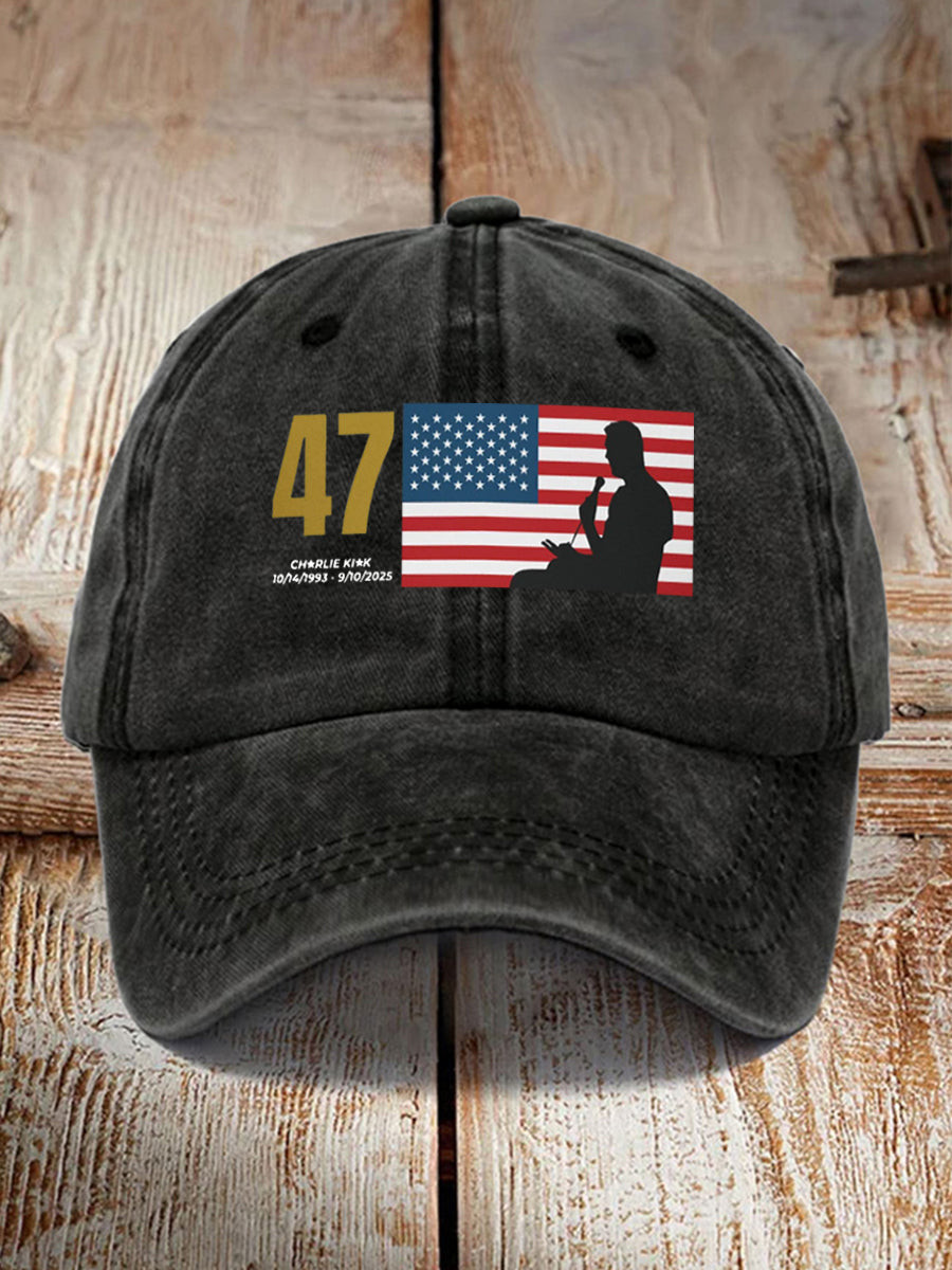 Charlie Kirk 47Th President Hat Rest In Peace Charlie Kirk 1993 2025 Tribute Gifts
