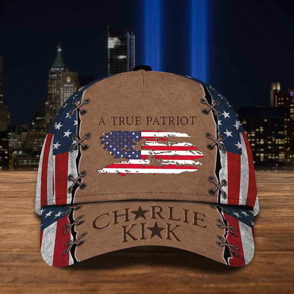 Charlie Kirk A True Patriot Cap Justice For Charlie Kirk Hat Memorial Gifts For Him
