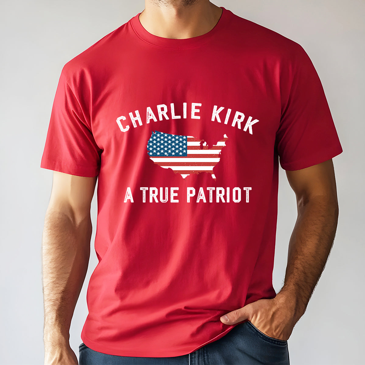 Charlie Kirk A True Patriot Dark Shirt Gift for Free Speech Supporters