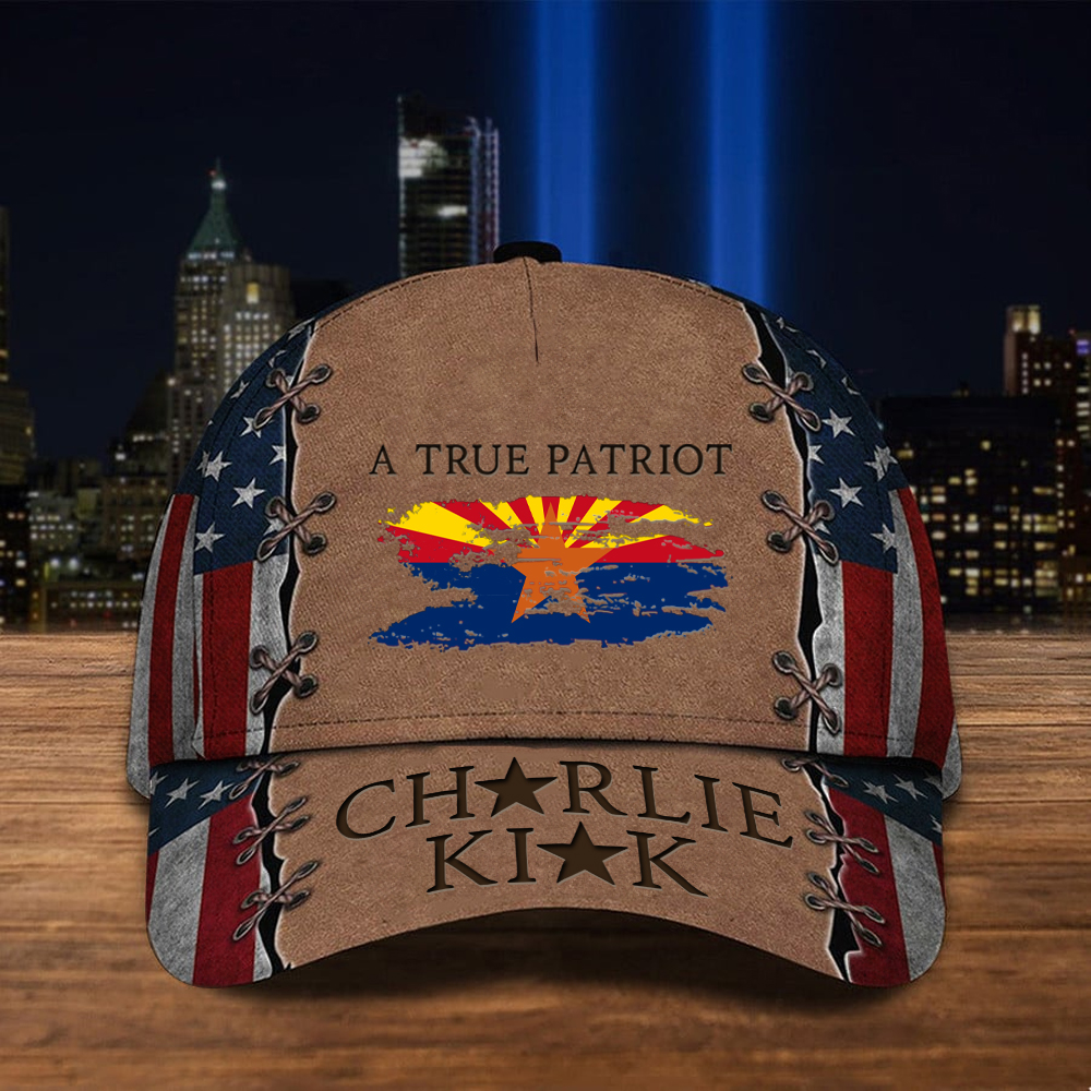 Charlie Kirk A True Patriot Hat Canyon Freedom Turning Point USA Baseball Cap Gifts For Him