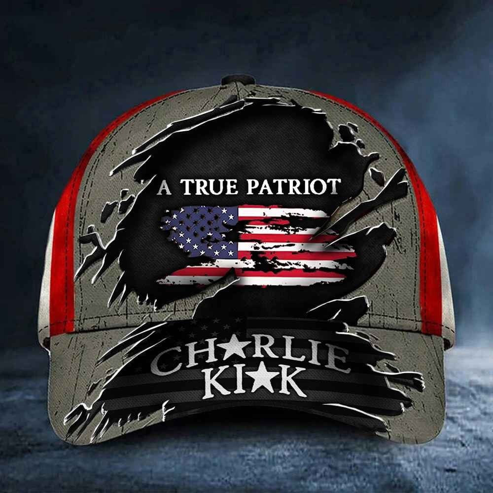 Charlie Kirk A True Patriot Hat Charlie Kirk Memorial Merch Best Gifts For Supporters