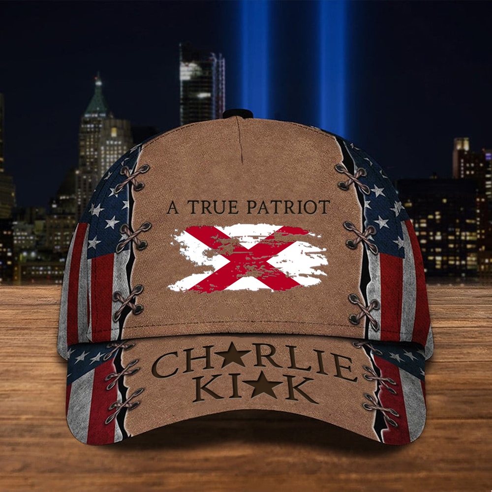 Charlie Kirk A True Patriot Hat Dixie Freedom Turning Point USA Baseball Cap Gifts For Men