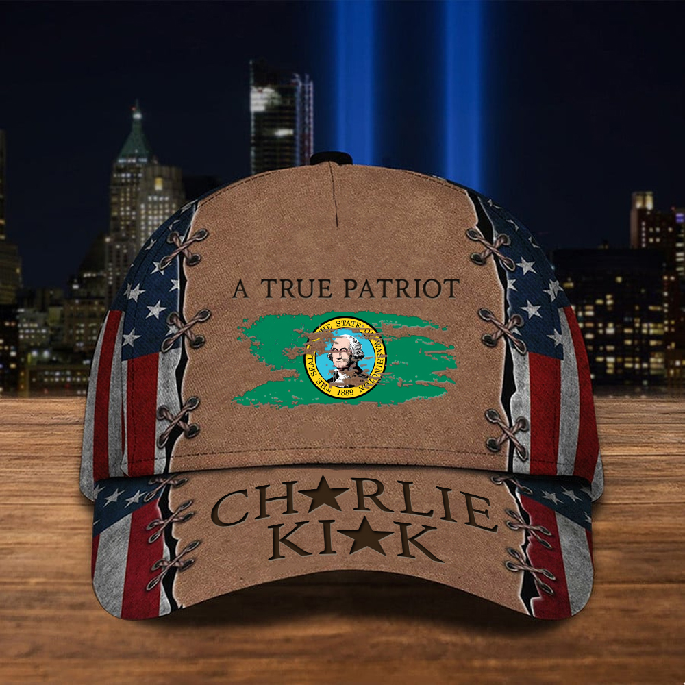 Charlie Kirk A True Patriot Hat Evergreen Freedom Turning Point USA Baseball Cap For Him