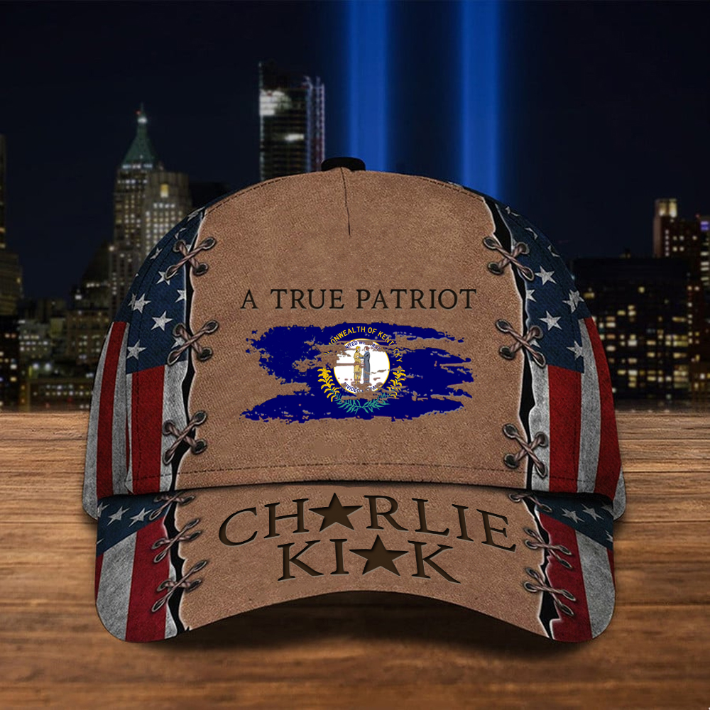 Charlie Kirk A True Patriot Hat Freedom Over Fear Bluegrass Freedom Cap For Patriots