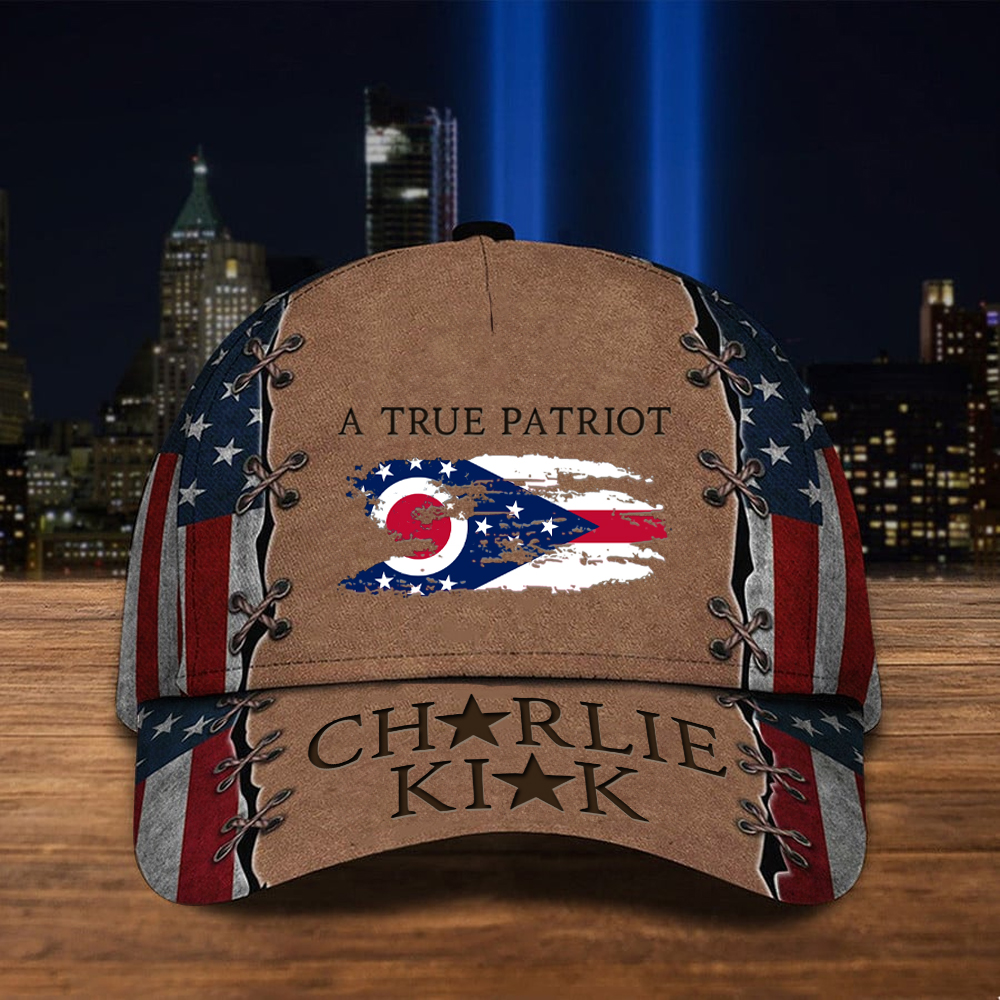 Charlie Kirk A True Patriot Hat Make America Charlie Kirk Buckeye Freedom Proud Baseball Cap