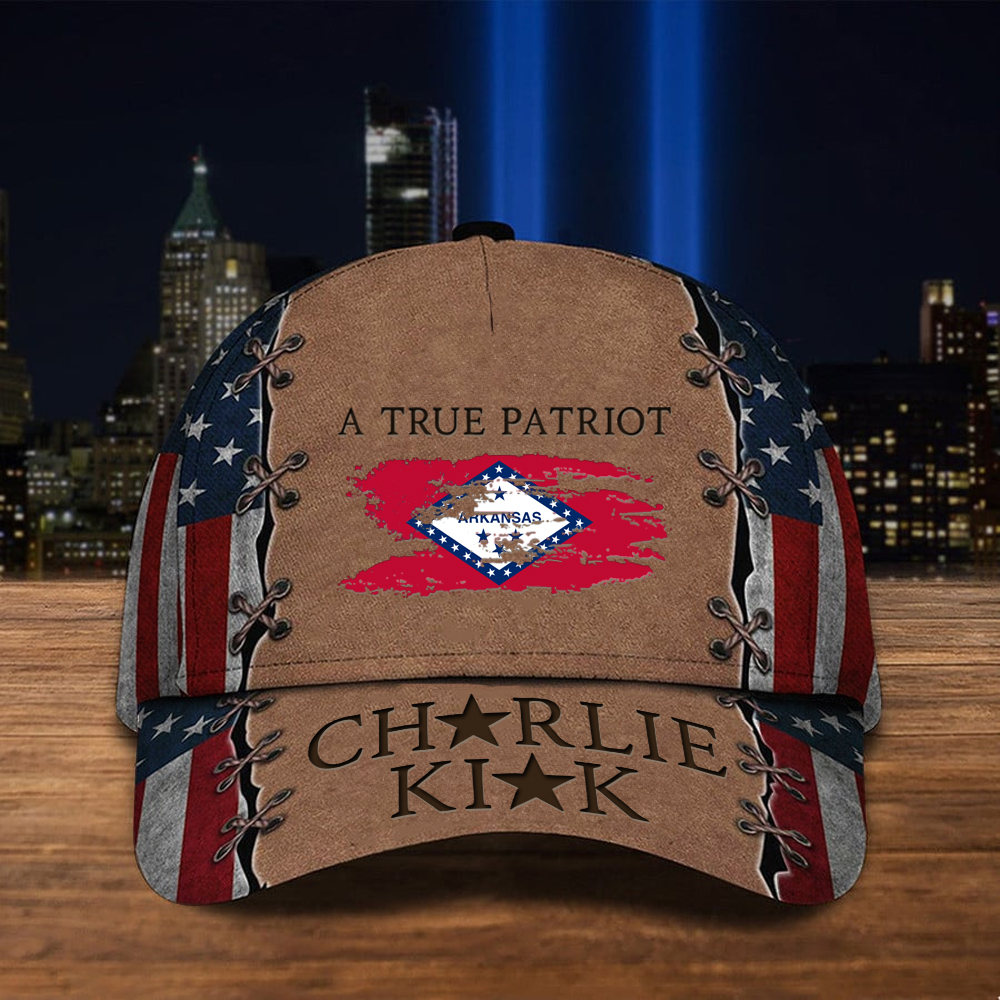 Charlie Kirk A True Patriot Hat Natural Freedom Rest In Peace Baseball Cap Gifts For Patriots