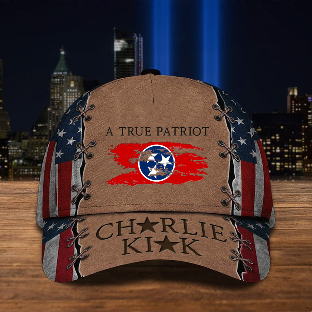 Charlie Kirk A True Patriot Hat Volunteer Freedom Turning Point USA Baseball Cap For Grandpa