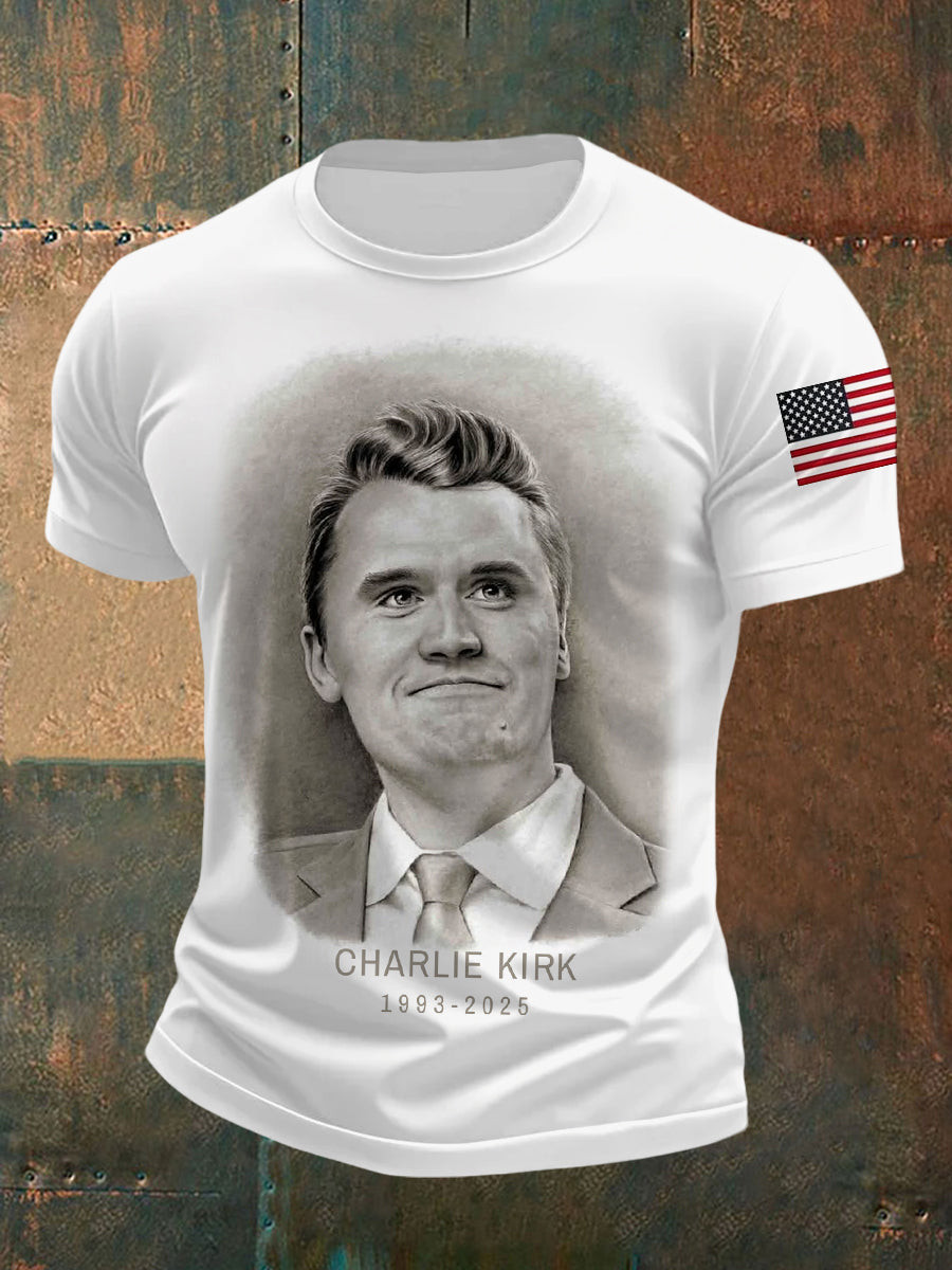 Charlie Kirk A True Patriot T-Shirt 1993 2025 Charlie Kirk TPUSA Shirt Gifts For Friends
