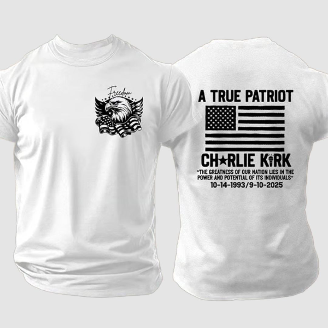 Charlie Kirk A True Patriot T-Shirt The Greatness Of Our Nation Best Commemorative Shirt