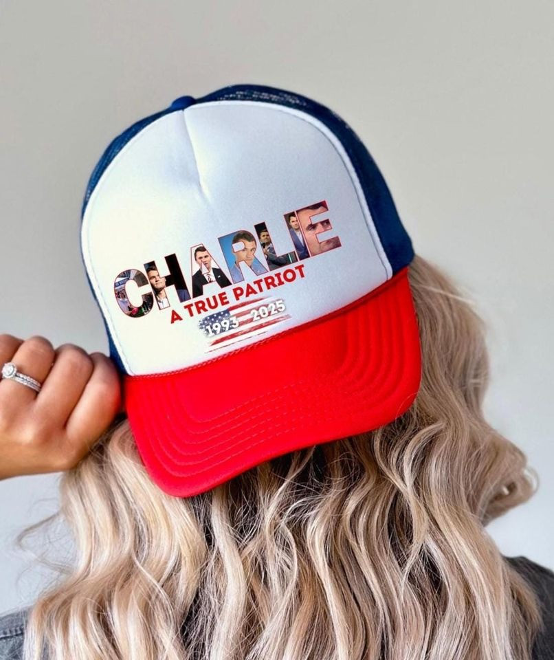 Charlie Kirk A True Patriot Trucker Hat Rest In Peace Charlie Kirk Merchandise