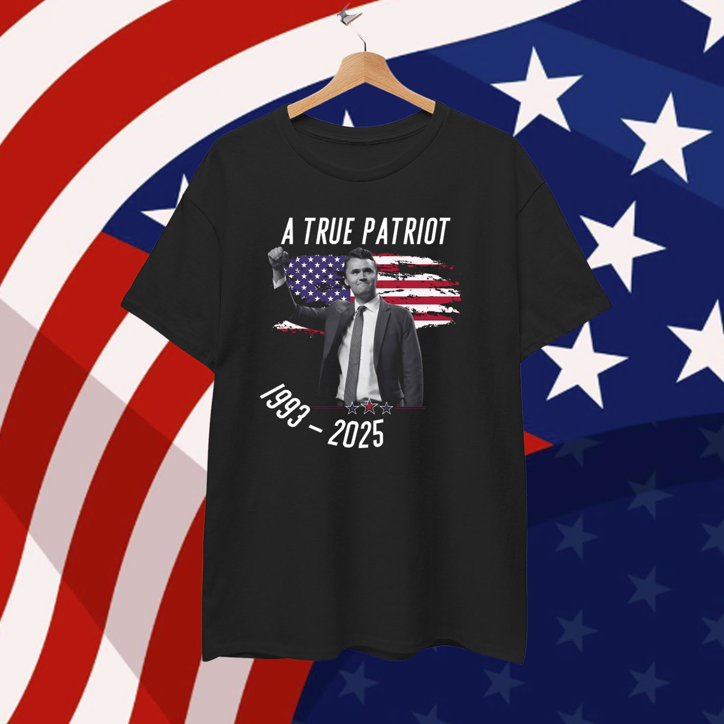 Charlie Kirk A True Patriot USA Shirt