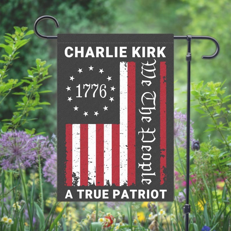 Charlie Kirk American Flag A True Patriot We The People Charlie Kirk Merchandise