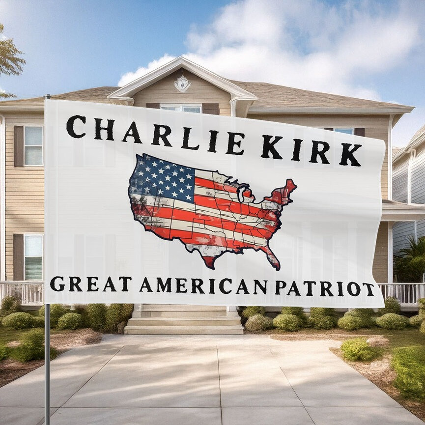 Charlie Kirk American Flag Great American Patriot Charlie Kirk Merchandise