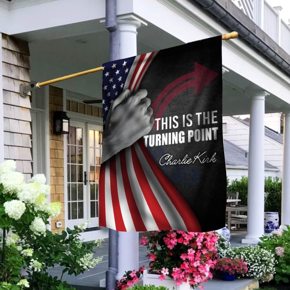 Charlie Kirk American Flag Turning Point Charlie Kirk Merchandise Patriotic Gifts