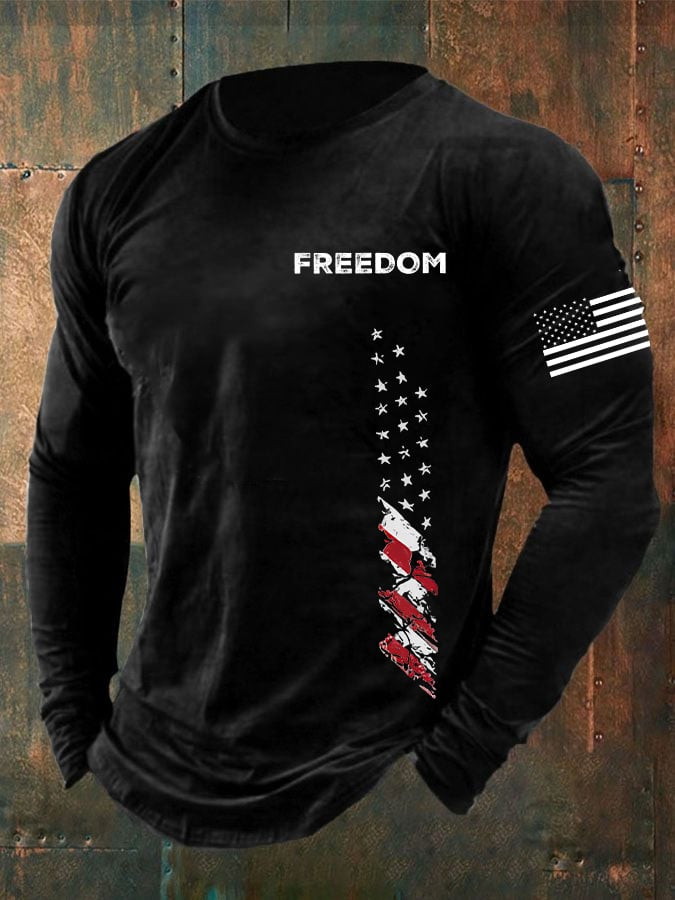 Charlie Kirk American Merch Long Sleeve Shirt Freedom In Memory Of Charlie Kirk 47 Proud Gifts