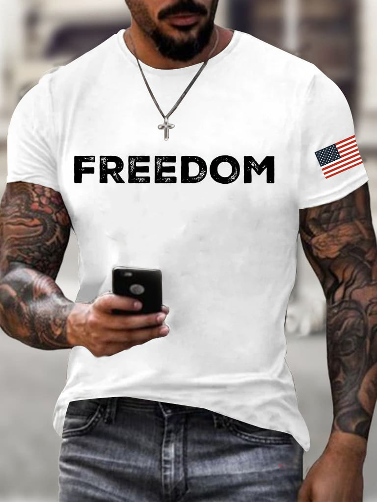 Charlie Kirk American Merch T-Shirt Freedom R.I.P In Loving Memory Of Charlie Kirk 47