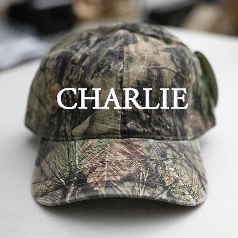 Charlie Kirk Camo Hat Embroidered Kirk Hat Trump 45 47 Cap Gifts For Patriots