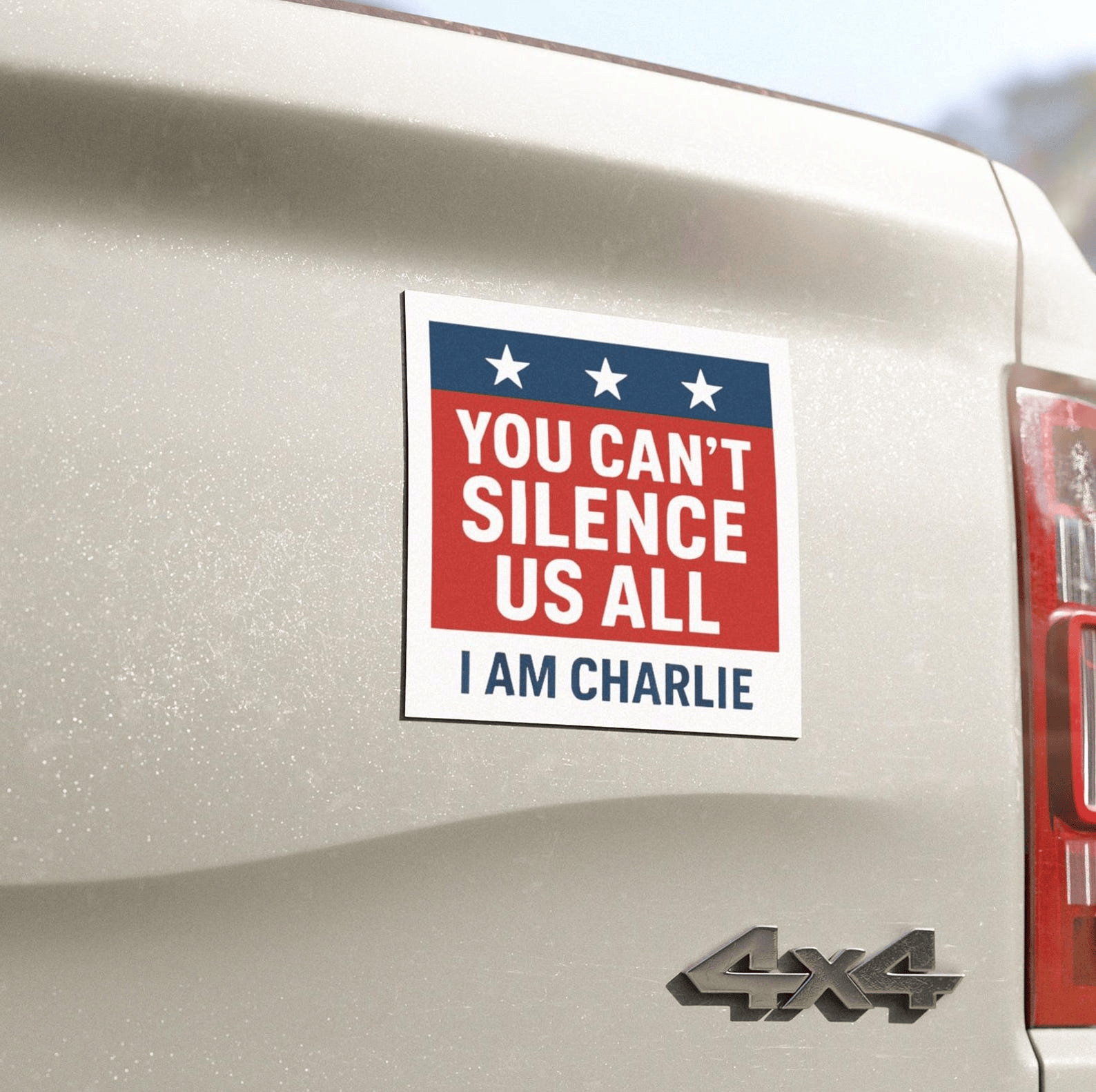 Charlie Kirk Car Magnet Charlie Kirk Quote Car Bumper Sticker Political Car Accessories
