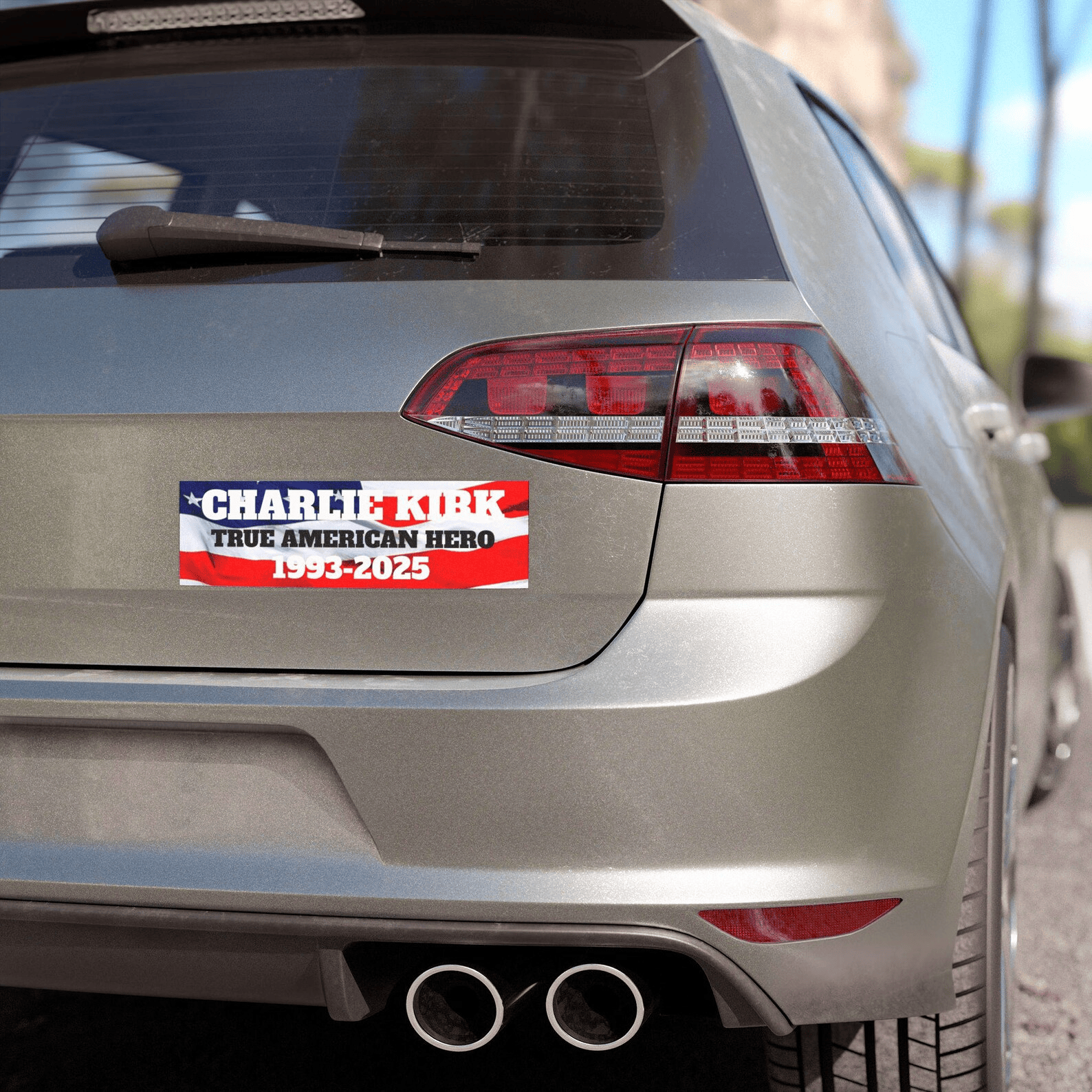 Charlie Kirk Car Magnet True American Hero Memorial Tribute Car Accessories