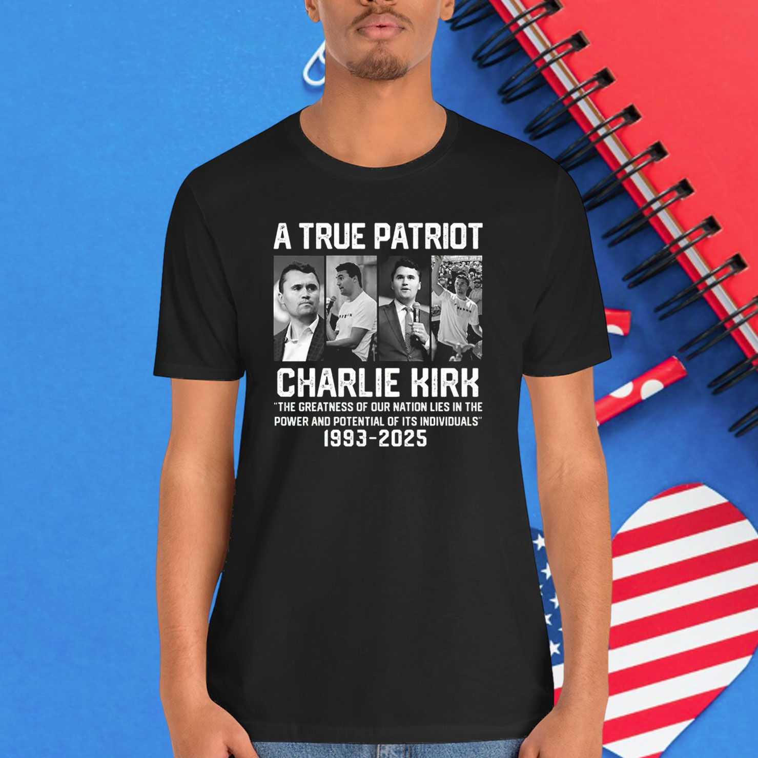 Charlie Kirk Charlie Kirk MAGA True Patriot 1993-2025 Shirt