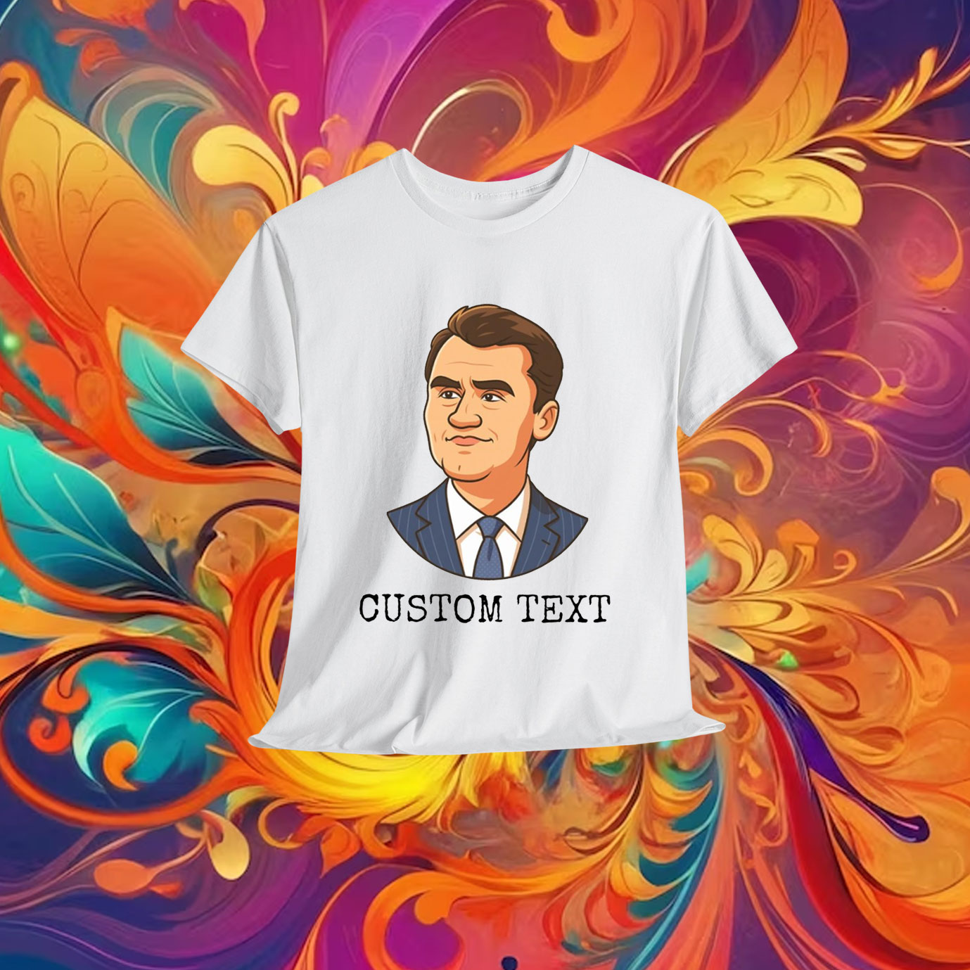 Charlie Kirk Custom Text Shirt