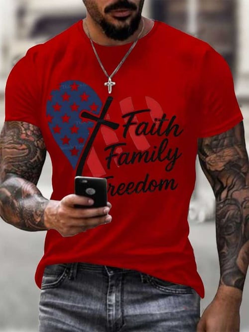 Charlie Kirk Faith Family Freedom T-Shirt Violence Against Charlie Kirk Tribute Gifts
