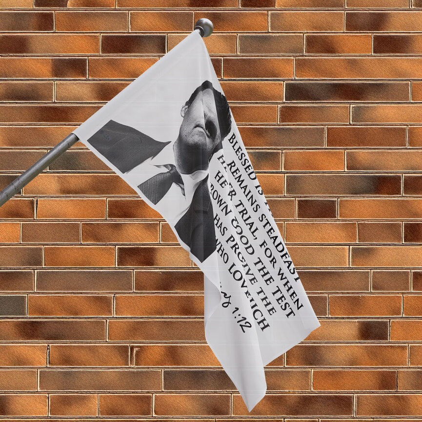 Charlie Kirk Flag Biblical Verse Charlie Kirk Merch Activist Memorial Gifts