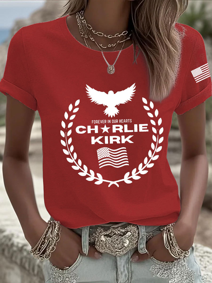 Charlie Kirk Forever In Our hearts T-Shirt A True Patriot Shirt Unique Gift Ideas