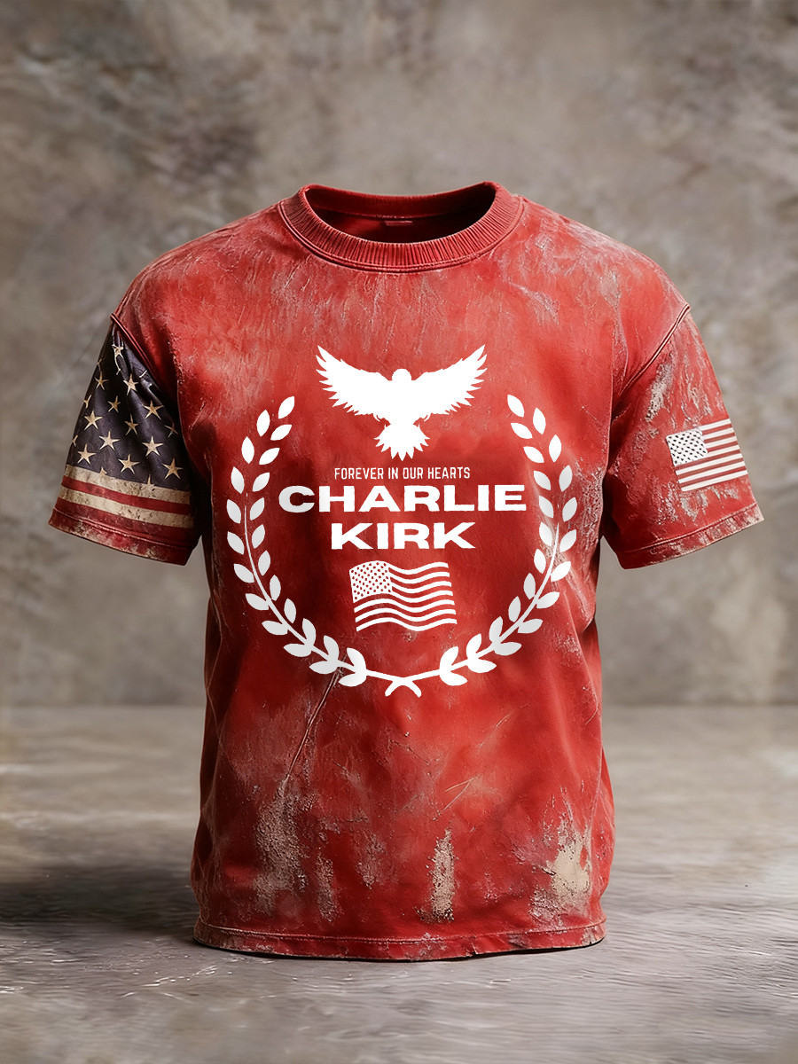 Charlie Kirk Forever In Our Hearts T-Shirt This Is The Turning Point Merch Memorial Gifts