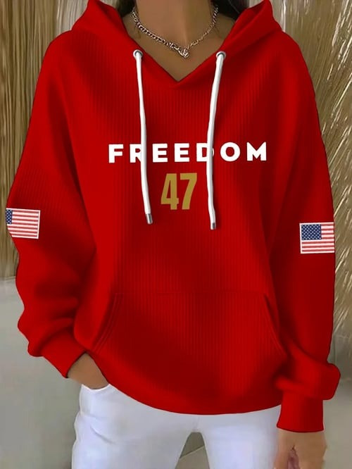 Charlie Kirk Freedom 47Th US President Hoodie MAGA Support Apparel Nice Gifts Ideas