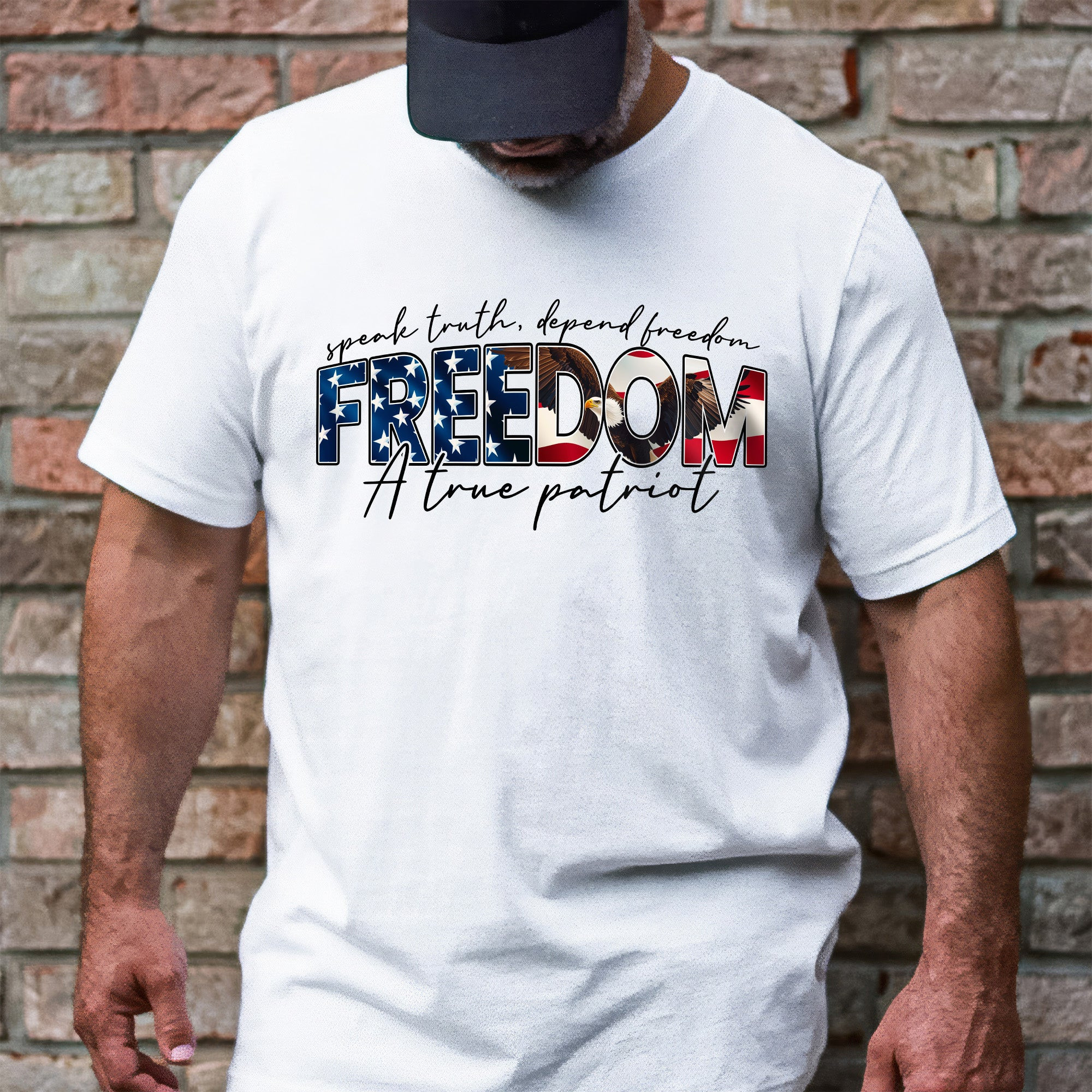 Charlie Kirk Freedom A True Patriot T-Shirt Speak Truth Defend Freedom Proud CK Clothing