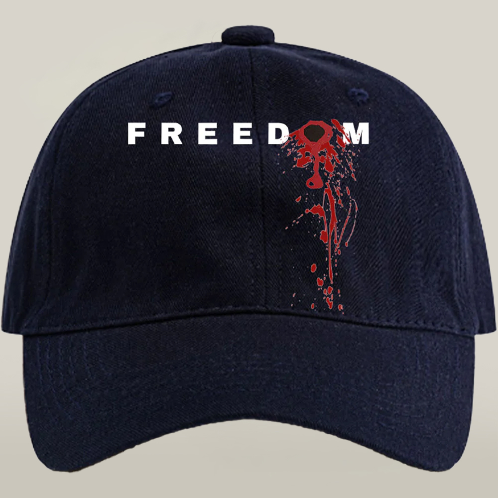 Charlie Kirk Freedom Cap Freedom Bloody RIP Charlie Kirk 47 Best Tribute Clothing